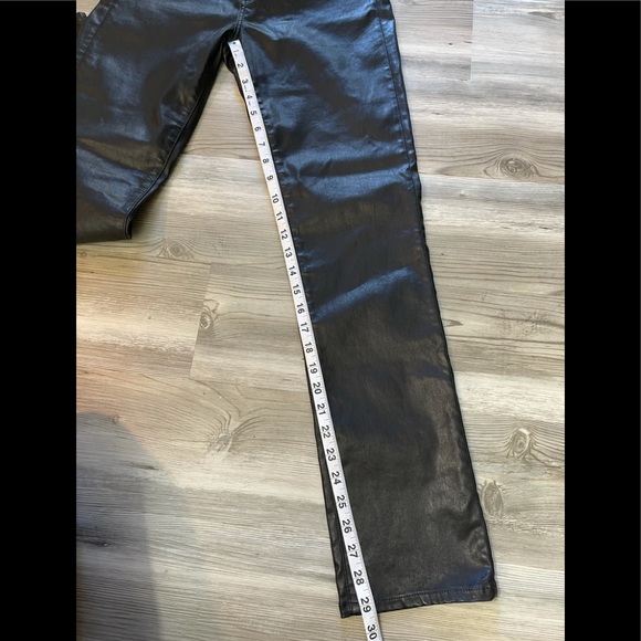 AG Mari Button Up High Rise Slim Straight Size 27R - Picture 6 of 10